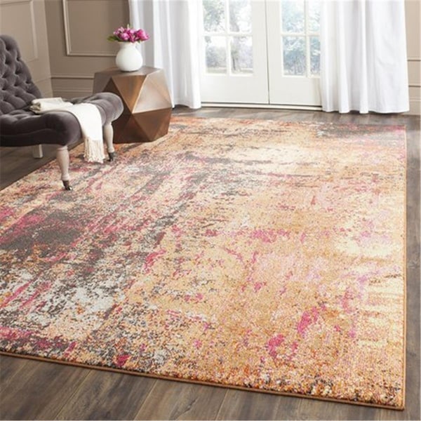 Safavieh Monaco Power Loomed Rectangle Rug- Multi- 5 ft. 1 in. x 7 ft. 7 in. MNC221F-5 - main
